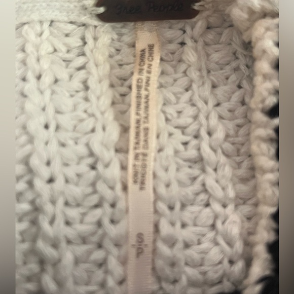 Free People Sunbrite Mock Neck Crop Sweater Size Small - Picture 7 of 8